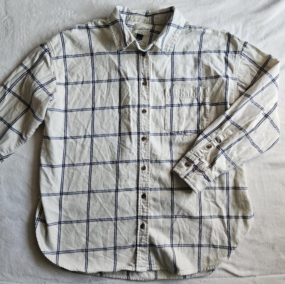 Womens Oversized Plaid Flannel